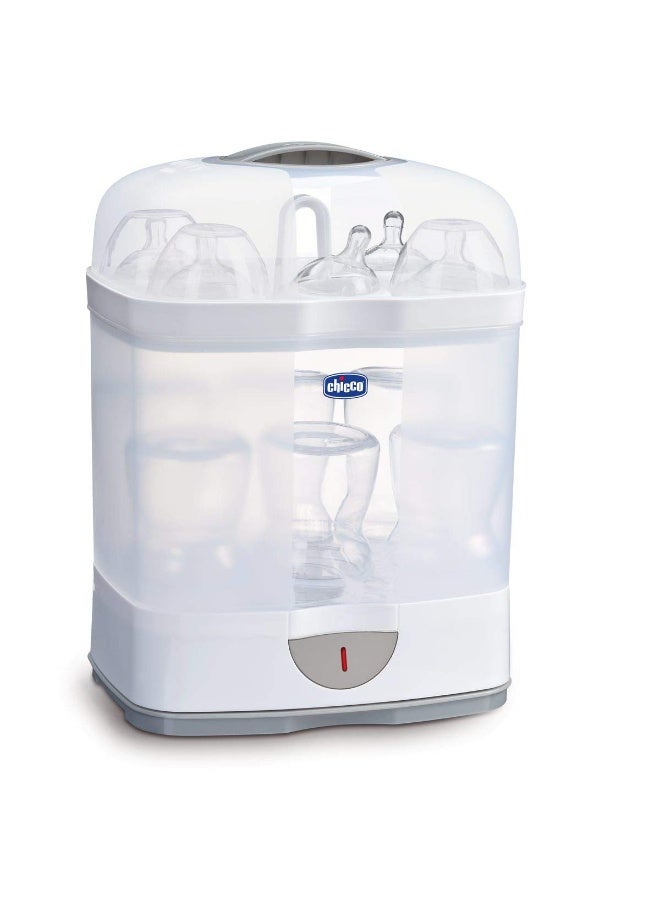 شيكو Chicco Sterilizer 2 in 1 & Silicon White Bottle Brush, 1 - Image 3